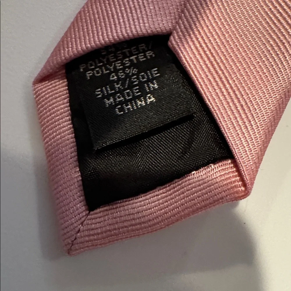 NWT Calvin Klein Pastel Pink‎ Tie Easter Spring Summer Silk Blend Gift Wedding